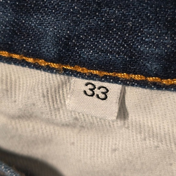Gustin Jeans Mens 33 (Fits 29x27) Blue Straight Raw Selvedge Denim Minimalist - Picture 10 of 16
